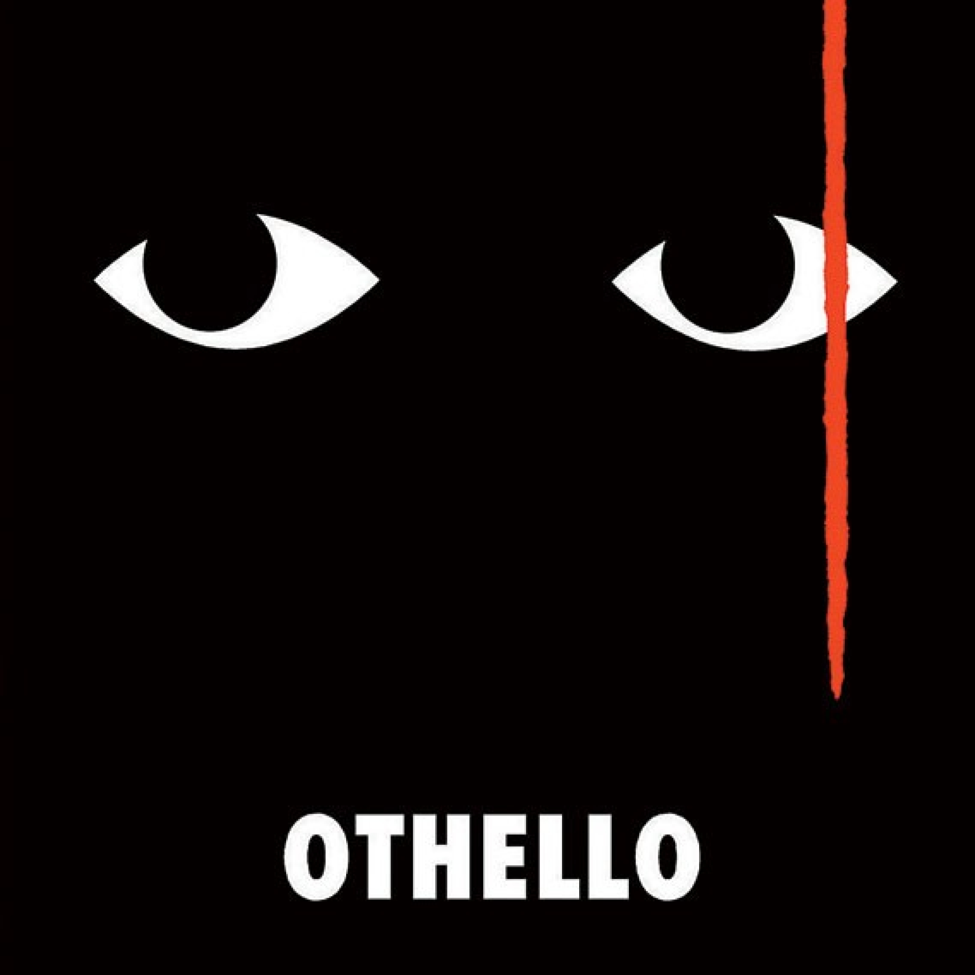Othello, poster, Gunter Rambow, 1999, Hessisches Staatstheater, Germany