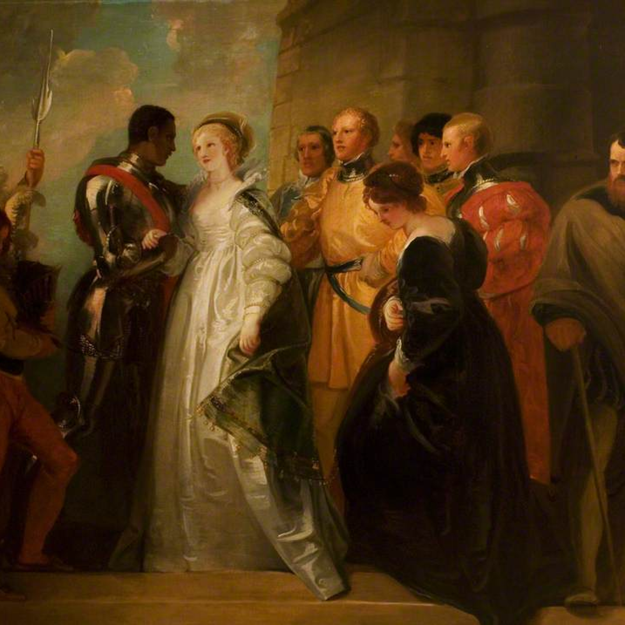 Stothard, Thomas, 1755-1834; ‘Othello’, Act II, Scene 1, the Return of Othello